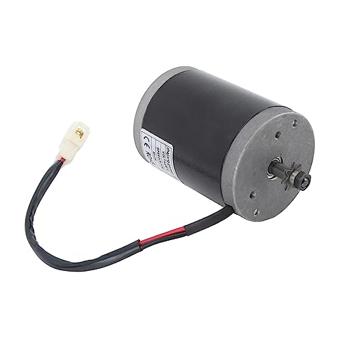 Funien Motor de Scooter Eléctrico de 12 V y 100 W con Piñón, Repuesto Potente y Duradero para Scooter Eléctrico, Bicicleta Acero, 1 Motor