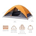 Amazon Basics Camping Tent, 3-Season Dome Design with Rainfly - Image 5