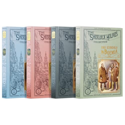 The Sherlock Holmes Collection Pack I. Contiene 4 libri: Uno scandalo in Boemia, Il carbonchio azzurro, Barbaglio d'Argento e Il problema finale