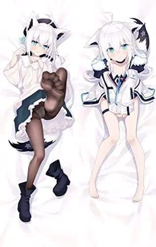 【正規品】萌夜茶会　白上フブキ　抱き枕カバー　しろもうふ　ホロライブ　160cm 2025年最新】Yahoo!オークション -白上フブキ 抱き枕の中古品