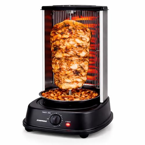 Syntrox Germany Chef Grill RO-2000W-21 L BSS Dönergrill Gyrosgrill Hähnchengrill