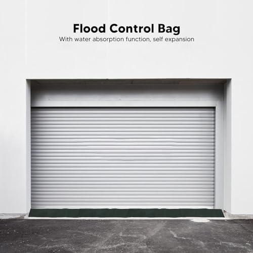 5PCS Flood Prevention Bags, 15 X 150cm Water Activated Flood Barriers, Non Woven Absorbent Resin Sandless Sandbag - Image 3