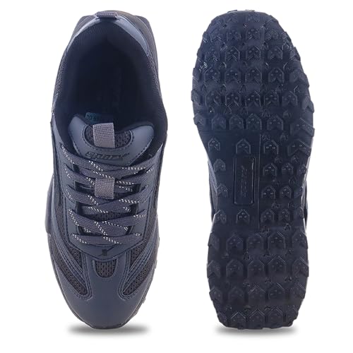 Image of SPARX Sports Running Shoes for Men - Lightweight Breathable Lace-Up Athletic Shoes with Cushioned Comfort, Shock Absorption, Durable Grip, Flexible Sole & Everyday Walking Performance