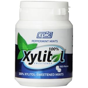 Epische tandheelkundige 100% Xylitol zoete adem munten, pepermunt, 180 Graaf