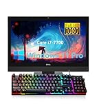 Dell Optiplex 7450 All in One Desktop Computer, 23.8" FHD(1920x1080), Core i7-7700 3.6GHz Up to 4.2Ghz, 8GB RAM, 256GB SSD, HDMI, DP, Keyboard&Mouse, Windows 11 Pro, Black (Renewed)