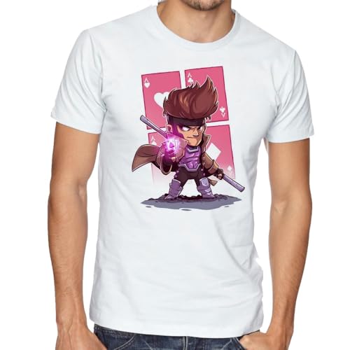 Camiseta Gambit x men vingadores tamanho Infantil ou Adulto ou Plus Size