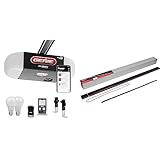 Genie Chain Glide Connect Essentials Smart Garage Door Opener + 8ft Chain Drive Extension Kit