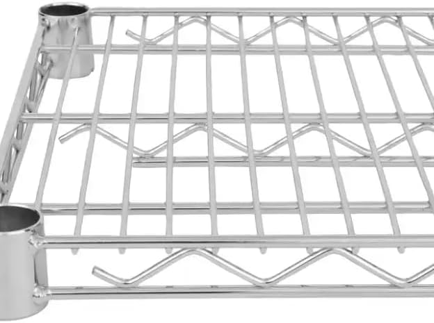 Commercial Chrome Wire Shelving 24 x 72 (2 Shelves) - NSF