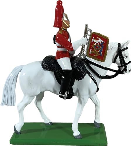 W. Britain Mounted Life Guard Trumpeter #41077 miniatura 1