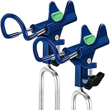 LBW Fishing Rod Holders for Bank - Fishing Pole Holders for Ground, Shore, Beach 360 Degree Adjustable Rod Holders 2 Pack