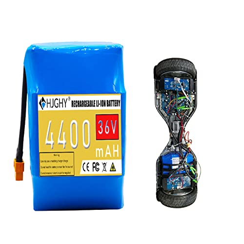 Hjghy 36V Rechargeable Li-Ion Battery Pack 4400Mah 4.4Ah Lithium Battery Backup Battery For Electric Scooter Motor Conversion Kits #TOP3
