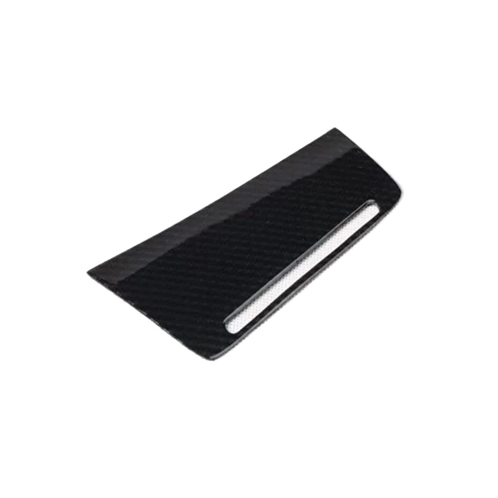 Clvccztzgw Carbon Fiber Black Car Trim For Tt 2008 2009 2010 2011 2012 2013 2014 Left Hand Drive Storage Container Box Cover Stickers Interior Styling Cover(Carbon Fiber Black)