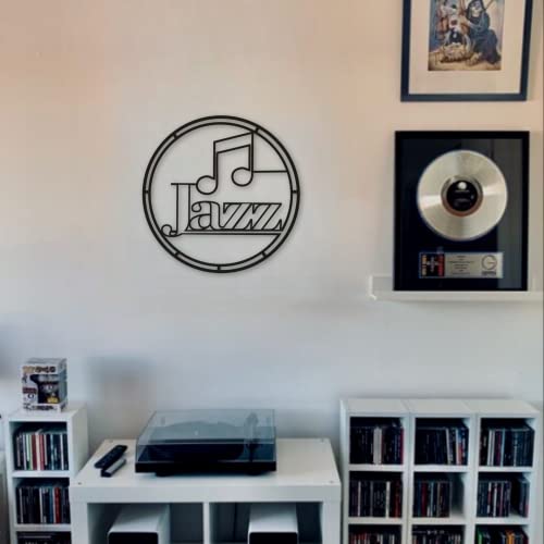 Décoration moderne en métal Jazz et sculpture murale au design artistique