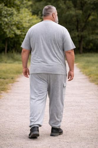 Image of MC BIG & TALL Men's Big and Tall T-Shirts - Stretch Cotton Crewneck T-Shirt Sizes 3X-10X - Durable & Breathable Everyday Tee