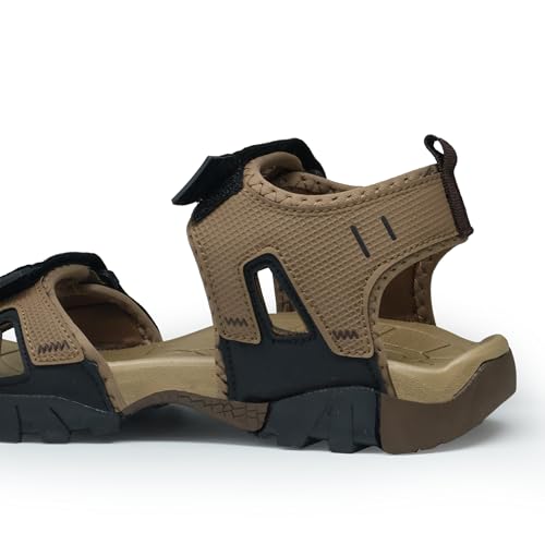 Image of ASIAN Mens VISTARA-13N Casual Sandals with adjustable velcro closure for easy wear with flexible fitting and trendy and stylish looks ideal for everyday use for mens as well as boys-VISTARA-13N$P
