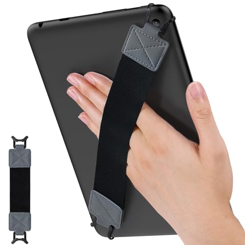 Moko Dragonne de sécurité pour Tablette de 9 à 11 Pouces, iPad/IP-ad Pro/iPad Air/Kindle Fire HD/Samsung, Haute élasticité, Polyvalente, Support de Doigt...
