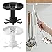 Produktbild Yunhigh-uk NEU 360 ° drehbares Utensilienregal, multifunktionales drehbares Küchenhaken-Organizer-Lagerregal Bohrfrei