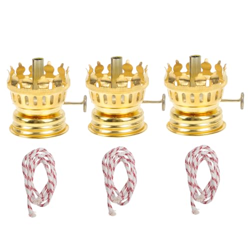 GLSTOY Complete Kerosene Lamp Parts Kit Oil Lanterns Indoor Use Flame Adjust Tool Random