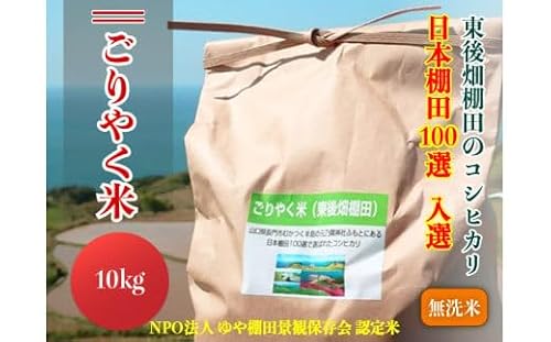 無洗米 こしひかり 10kg 「ごりやく米」 棚田米