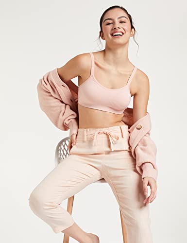 Image of Amazon Brand - Symbol Women Cotton Stretch Non Padded Wire Free Full Coverage Camisole Bra