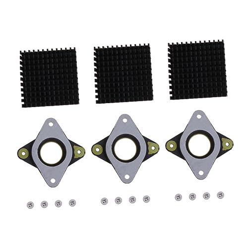 MAGICLULU Stepper Motor Vibration Absorber Kit Heat Sinks Screws Quiet Operation for Printers