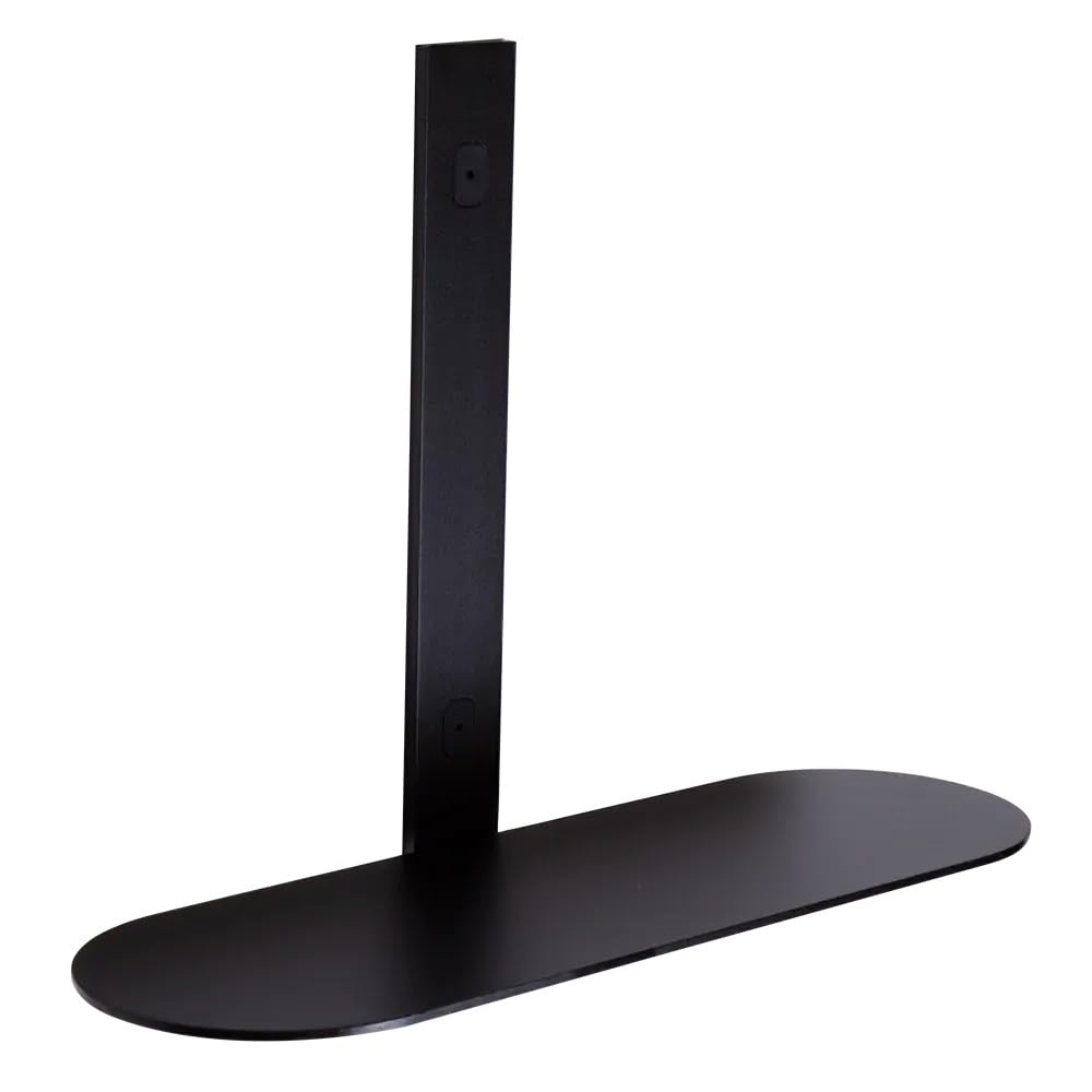Croydex Telesto Black Metal Shelf, Room Décor, Bathroom Storage, Easy to Install Bathroom Accessory for Hospitality & Home