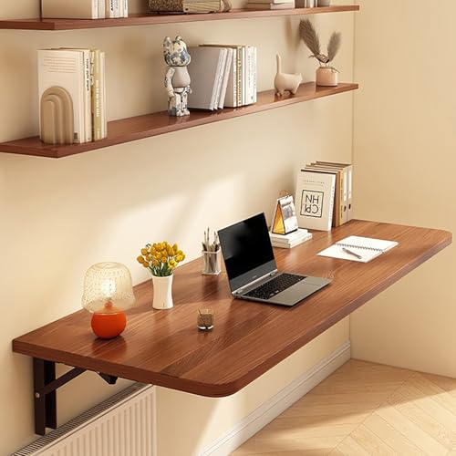 Bureau mural flottant pliable pour optimiser un petit espace - 3