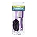 Conair Detangle & Style 2-Piece Mid-Size Hair Brush and Comb Set Includes 1 Cushion Brush and 1 Wide-Tooth Comb (Colors Vary)