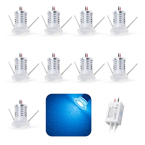 Kpslucerna 9 uds Mini Foco LED 12V 1W IP65