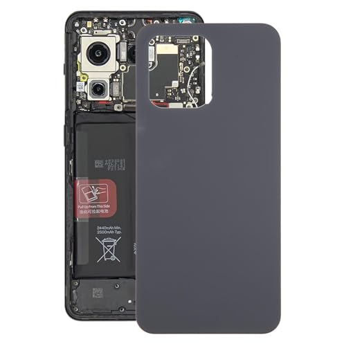 Cubierta trasera para OnePlus 13T reparación de rotura de tapa trasera negra para móvil dañado