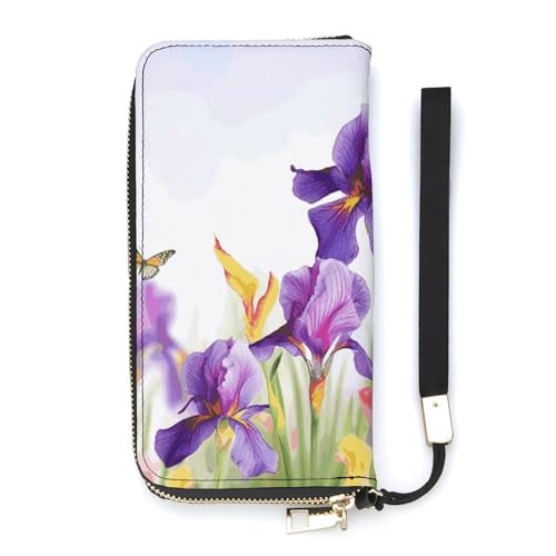 Portefeuille long fin Iris pour organiser toutes vos cartes dans un volume minimal blanc