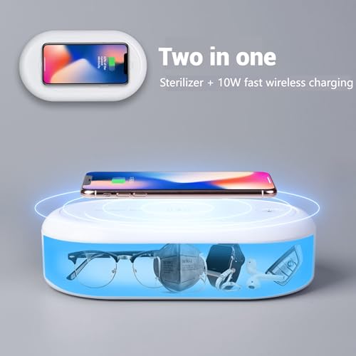 Image of UV Light Box UVC for Phone Ultraviolet for Cellphones Toothbrush Jewelry Glasses Nail Tools Keys with Aroma Therapy Case