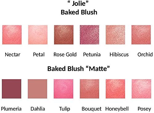 Jolie Radiant Marbleized Baked Blush Blusher Cheek Color - Rose Gold (Luminous) #TOP2