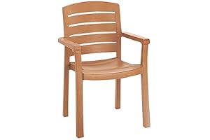 Grosfillex Acadia Classic Stacking Dining Armchair