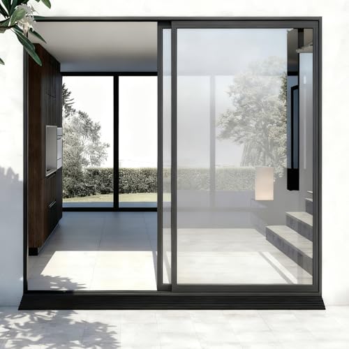 CUTIS Türschwellenrampe, 90x7x3 cm, PVC Rampe Saugroboter, Schwellenrampe, Geeignet für Saugroboter, Kinderwagen, Einkaufswagen, Rollatoren und E-Scooter, Rampe Türschwelle (Schwarz)