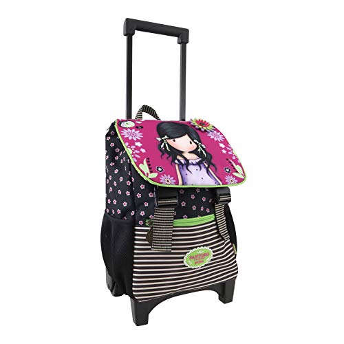 Trolley Gorjuss Santoro enfant pour éviter le mal de dos avec sac à roulettes