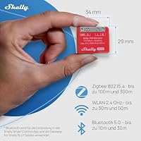 Shelly 1PM Mini Gen4, WLAN-betriebener Smart-Relaisschalter, 1 Kanal, 8A, Leistungsmessung, Hausautomation, Kein Hub Erforderlich, Alexa, Apple HomeKit & Google Home, Zigbee & Matter (4 Stück) – Ansicht 6