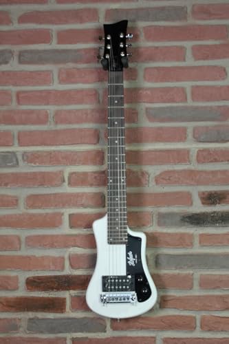 Höfner - Guitar eléctrico corto (señal blanca)