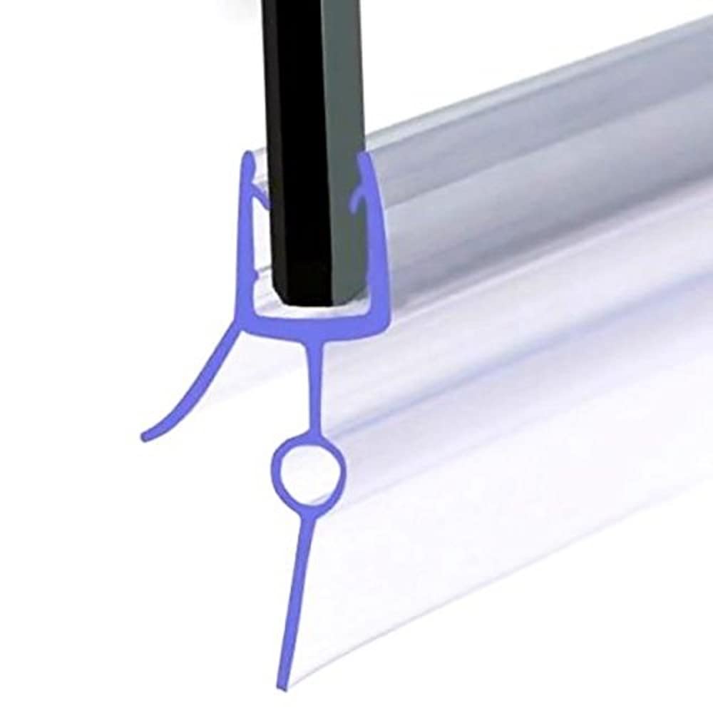 Veebath Clear Essentials C Type Shower Screen Door Seal For 6 Mm Glass Upto 23Mm Gap