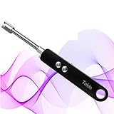Tekie New 2019 Plasma Flameless Windproof Electronic USB ARC Candle Lighter with Flashlight and Rechargeable LED Battery Meter for Cigarette, Kitchen, BBQ, Camping, Fireplace