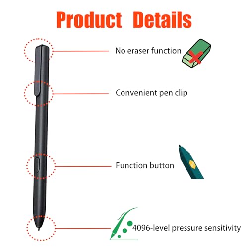 Stylet BOOX Note Air3C Tab Ultra C Pro liseuse E Ink pointe fine noir - 2