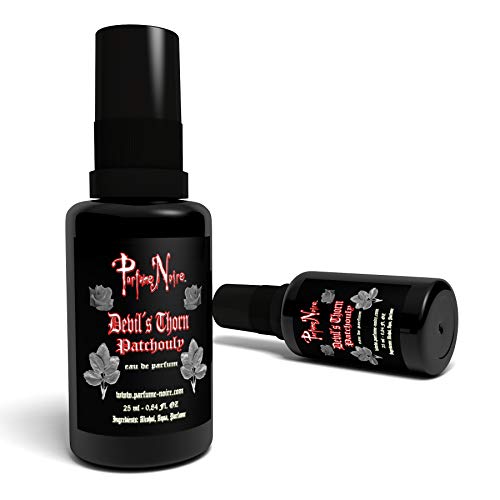 Devils Thorn - 25ml Patchouli Parfüm mit Rose - veganes Eau de Parfüm im original DarXity Samtbeutel Cover