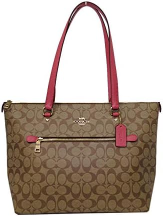 Amazon コーチ Coach トートバッグ F79609 Pvc シグネチャー ギャラリー トート Imn91 カーキ ポピー アウトレット 並行輸入品 Coach コーチ トートバッグ