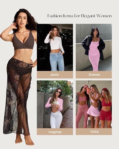Image of OEAK Seamless Thongs for Women Invisible Thongs No Show Thong Panty Liners Tangas Comfortable Workout G-Strings Underwear Leopard Coffee XS