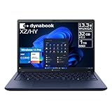 dynabook XZ/HY Webモデル【Copilotキー搭載/バックライト付きキーボード】 (Windows 11 Pro /365 Basic + Office Home & Business 2024（デスクトップ版）/13.3型/第13世代 Core i7/SSD/ダークテックブルー) W6XZHY7PCL