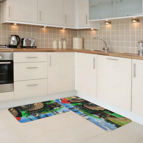 Alfombras de cocina para lavandería y hogar, confort acolchado de 43 cm 3