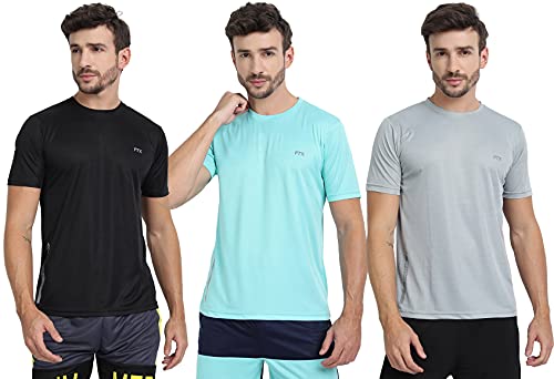 Image of FTX Men's Solid Regular Fit T-Shirt