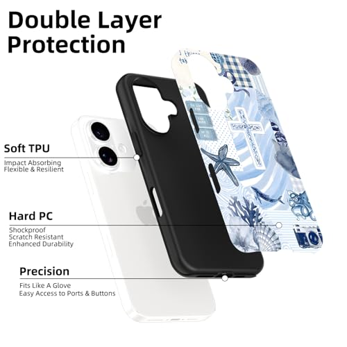 Coque antichoc iPhone 16 pour protéger des chutes, étui chrétien MagSafe