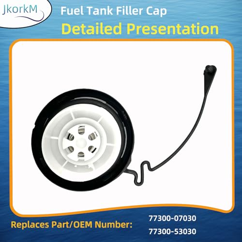 Image of Fuel Tank Filler Cap,Gas Cap Replace 77300-07030 Compatible with Toyota 2015 Venza 2015-2016 Highlander Sienna 2015-2017 Tacoma Camry 2015-2019 Tundra Sequioa