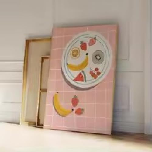 Décoration murale toile nourriture et fruits affiches de salon 60x80cm